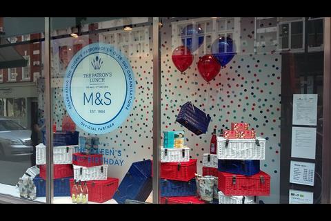 M&S summer window display